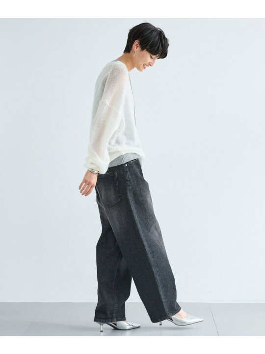 楽天市場】【SALE／40%OFF】ギャザーウエストバレルデニム 