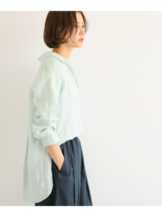 楽天市場】【SALE／50%OFF】スタンダードリネンシャツ【WEB限定サイズL 