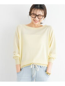 接触冷感ラグランニット BARNYARDSTORM バンヤードストーム トップス ニット イエロー グレー【送料無料】[Rakuten Fashion]