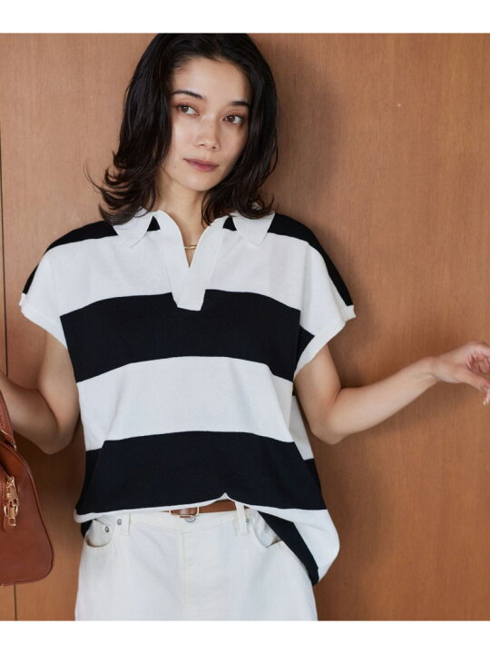 BARNYARDSTORM - 【未使用】BARNYARDSTORM ラガーニットの通販 by vanilla｜バンヤードストームならラクマ Barnyardstorm ボーダーラガーニット FREEサイズ