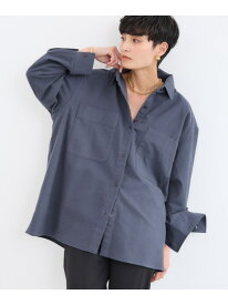 【SALE／60%OFF】セミスウェードシャツ / ハンドウォッシャブル【JAPAN FABRIC】 BARNYARDSTORM バンヤードストーム トップス シャツ・ブラウス ブラウン ベージュ カーキグリーン グレー【RBA_E】【送料無料】[Rakuten Fashion]