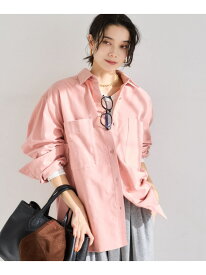 【SALE／68%OFF】セミスウェードシャツ / ハンドウォッシャブル【JAPAN FABRIC】 BARNYARDSTORM バンヤードストーム トップス シャツ・ブラウス ブラウン ベージュ ピンク カーキグリーン グレー【RBA_E】【送料無料】[Rakuten Fashion]