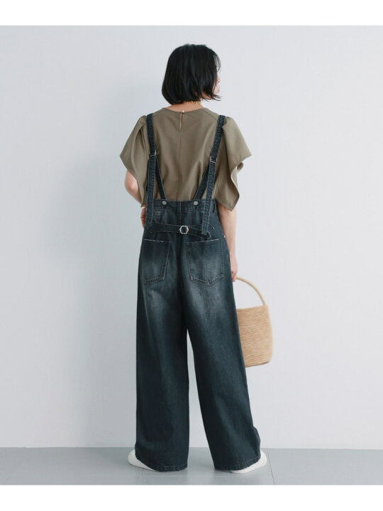 楽天市場】【SALE／50%OFF】サスペンダー付きワイドパンツ 