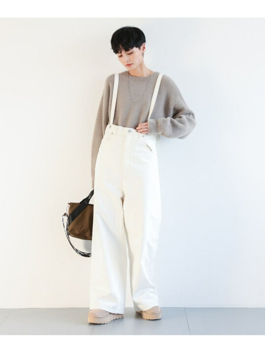 楽天市場】【SALE／50%OFF】サスペンダー付きワイドパンツ 
