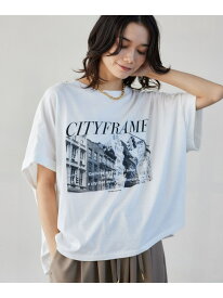 【SALE／9%OFF】【『VERY』YouTube紹介アイテム】リラックスゆるフォトT BARNYARDSTORM バンヤードストーム トップス カットソー・Tシャツ グレー ホワイト ベージュ【RBA_E】【送料無料】[Rakuten Fashion]