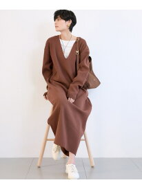 【SALE／50%OFF】アゼアミワンピース / ハンドウォッシャブル BARNYARDSTORM バンヤードストーム ワンピース・ドレス ワンピース ブラウン ベージュ ブラック【RBA_E】【送料無料】[Rakuten Fashion]