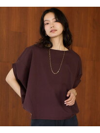 トリコットターンバックTシャツ BARNYARDSTORM バンヤードストーム トップス カットソー・Tシャツ ホワイト グレー ブラウン【先行予約】*【送料無料】[Rakuten Fashion]