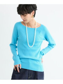 【SALE／60%OFF】リブボートネックニット BARNYARDSTORM バンヤードストーム トップス ニット【RBA_E】【送料無料】[Rakuten Fashion]