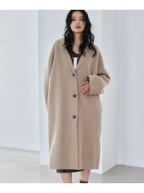 【SALE／20%OFF】メルトンロングコート【JAPAN FABRIC】 BARNYARDSTORM バンヤードストーム ジャケット・アウター チェスターコート ベージュ【RBA_E】【送料無料】[Rakuten Fashion]