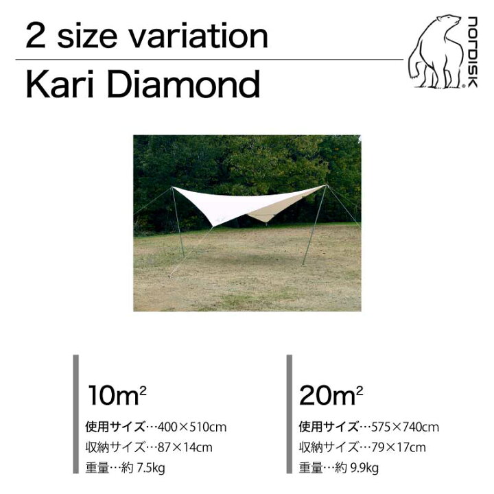 楽天市場】Nordisk Kari Diamond 20 ノルディスク カーリ ダイアモンド 