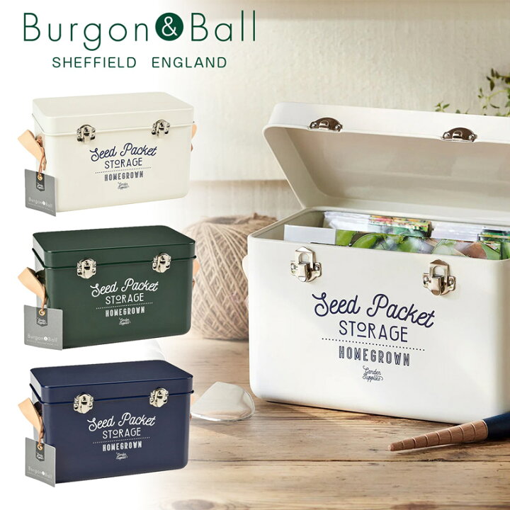 楽天市場】Burgon＆Ball レザーハンドル シード パケットストレージ 