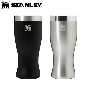 STANLEY (スタンレー) ゴールデンアワー ピルスナーグラス 443ml シルバー ファウンダリーブラック 食洗機可 ステンレス アウトドア キャンプ 11358