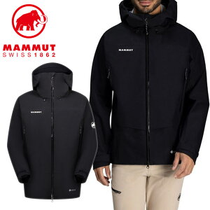 【日本正規輸入販売品】MAMMUT マムート Alpine Guide HS Hooded Jacket AF Men アルパイン ガイド ハードシェル フーデッド ジャケット アジアンフィット メンズ Sサイズ Mサイズ Lサイズ ブラック アウ