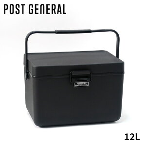 POST GENERAL THE ICE ERA HARD-SHELL COOLER �A�C�X�G�� �n�[�h�V�F���N�[���[ 12L BK �N�[���[�{�b�N�X �N���u���� �ۗ� ��O �s�N�j�b�N �A�E�g�h�A �L�����v