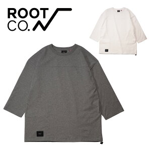 ROOT CO. ���[�g�R�[ PLAY UTILITY BACK POCKET Football T-Shirts �z���C�g �O���[ L XL ������ T�V���c �L�����v �A�E�g�h�A