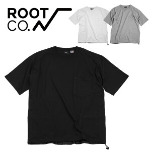 ROOT CO. ���[�g�R�[ PLAY UTILITY BACK POCKET T-Shirts �u���b�N �z���C�g �O���[ L XL T�V���c �L�����v �A�E�g�h�A