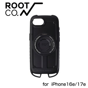 ROOT CO. ���[�g�R�[ GRAVITY Shock Resist Case Rugged Plus. iPhone16e/17e��p iPhone�P�[�X �u���b�N �Ϗ��� �ϔM�� �ϏՌ��� �y��