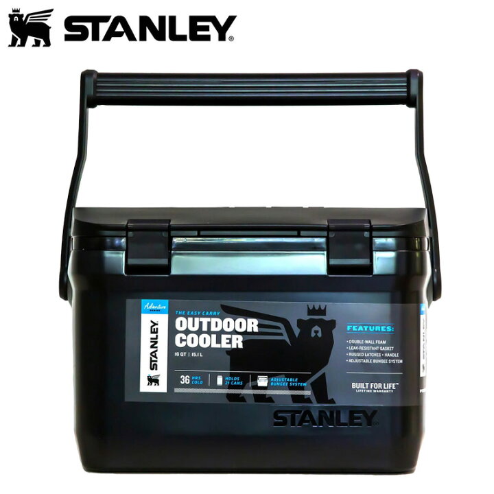 楽天市場】STANLEY スタンレー クーラーボックス 15.1L ピュアブラック 
