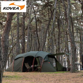 【正規販売】KOVEA コベア GHOST PLUS Khaki ゴーストプラス カーキ テント 大型 トンネル型 オールシーズン アウトドア キャンプ バーベキュー