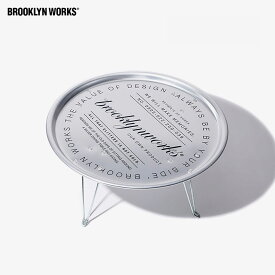 BROOKLYN WORKS ブルックリンワークス RETRO TABLE レトロテーブル アルミ 軽量 折り畳み スリム アウトドア キャンプ バーベキュー