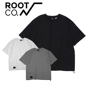 ROOT CO. ���[�g�R�[ PLAY UTILITY BACK POCKET Plain T-Shirts �u���b�N �z���C�g �O���[ M L XL T�V���c �L�����v �A�E�g�h�A