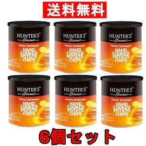 ハンターズ ポテトチップス ハニーバーベキュー風味 40g×6缶 ミニサイズ 食べきり HUNTER'S ポテチ ハンター