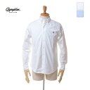 [WINTER SALE 30%OFF] Gymphlex ジムフレックス メンズ オックスフォード 長袖ボタンダウンシャツ ワンポイント ロゴ刺繍　J-0643YOX