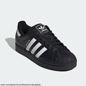 y2025FWVzadidas AfB_X IWiX jZbNX X[p[X^[II ubN Xj[J[ V[Y C X|[c Xg[g Superstar II Core Black / Cloud White / Core Black@JI0079@[|Cg10