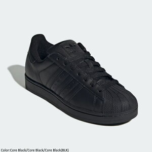 y2025FWVzadidas AfB_X IWiX jZbNX X[p[X^[II ubN Xj[J[ V[Y C X|[c Xg[g Superstar II Core Black / Core Black / Core Black@JI0081@[|Cg10