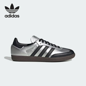 y2025FWVzadidas AfB_X IWiX To OG V[Y Vo[^bN [JbgXj[J[ C Y fB[X jZbNX SAMBA OG SHOES@KI8464 Silver Metallic / Core Black / Dark Br
