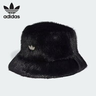 【2026FW新作】adidas アディダス オリジナルス ファー バケットハット ブラック 帽子 シンプル カジュア…