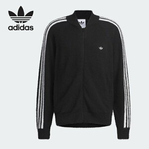 【2025FW新作】adidas アディダス オリジナルス ニットSSTトラックトップ トラックジャケット ルーズフィット ジャージ アウター トップス カジュアル スポーティ メンズ レディース ユニセック