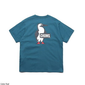[2024ss新色/再入荷] CHUMS チャムス レディース ブービーロゴTシャツ クルーネック バックプリント 半袖 Booby Logo T-Shirt　CH11-2279 CH01-2279　[ポイント10倍]