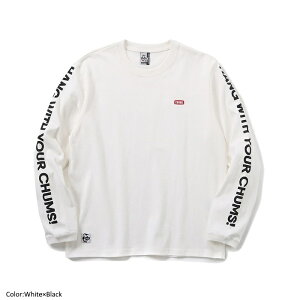 CHUMS `X Y HWYCubVhOX[uTVc T  HWYC Brushed L/S T-Shirt@CH01-2305@[|Cg10{]