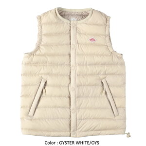 DANTON �_���g�� �L�b�Y �C���i�[�_�E���x�X�g �X�^�b�t�T�b�N�t KIDS INNER DOWN CREWNECK VEST�@DT-A0048 RRT�@���{���K�㗝�X���i
