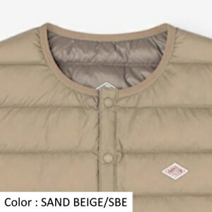 DANTON _g fB[X iC^t^ Ci[_ExXg INNER DOWN CREWNECK VEST@DT-A0002 NNF@{K㗝Xi