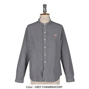 y2025FWēׁzDANTON _g fB[X Rbgtl rGN ohJ[Vc |Pbgt  BAND COLLAR SHIRT L/S@DT-B0279 VSS@{K㗝Xi