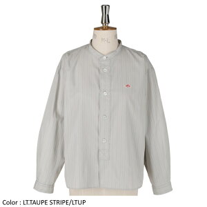 y2025FWVFzDANTON _g fB[X Rbg|v ohJ[Vc Vc BAND COLLAR SHIRT@DT-B0341 RPL@{K㗝Xi