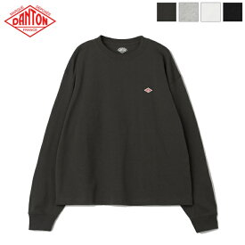 DANTON ダントン レディース 無地 コットンポリエステル クルーネック 長袖Tシャツ ロンT LONG SLEEVE T-SHIRT　DT-C0269 TCB　日本正規代理店商品