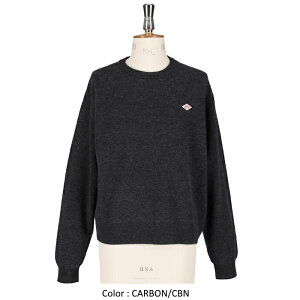 �y2025FW�V�F/�ē��ׁzDANTON �_���g�� ���f�B�[�X �����E�[�� �N���[�l�b�N�j�b�g�v���I�[�o�[ CREW NECK P.O L/S�@DT-D0027 LMW�@���{���K�㗝�X���i