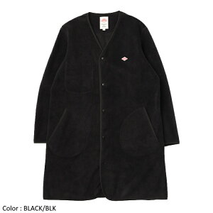 DANTON _g fB[X m[J[WPbg VlbNt[XR[g Jo[I[R[g FLEECE COLLARLESS COAT@JD-8992@{K㗝Xi