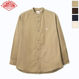 [WINTER SALE 30%OFF] DANTON ダントン メンズ コーデュロイ バンドカラー ロングスリーブシャツ 長袖 BAND COLLAR SHIRT L/S　DT-B0003 MCD