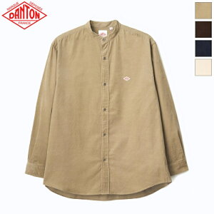 [WINTER SALE 30%OFF] DANTON _g Y R[fC ohJ[ OX[uVc  BAND COLLAR SHIRT L/S@DT-B0003 MCD