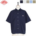 【SALE 30%OFF】DANTON ダントン メンズ コットン 無地 半袖ワークシャツ WORK SHIRT S/S　DT-B0049 CPL　日本正規代理店商品　[2025SS新作]