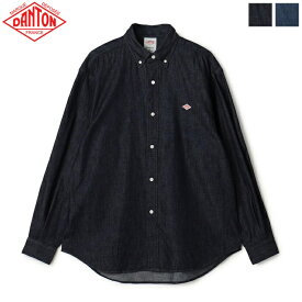 [WINTER SALE 30%OFF] DANTON ダントン メンズ デニム ボタンダウンシャツ 長袖シャツ B.D. SHIRT L/S　DT-B0176 DDG