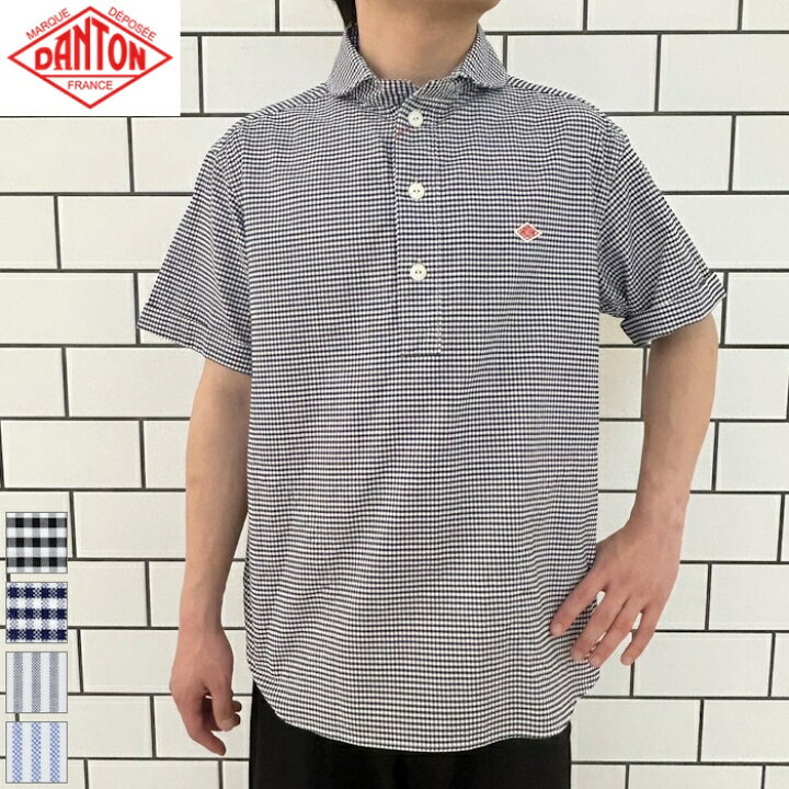 楽天市場】【2026SS再入荷】DANTON ダントン メンズ ギンガムチェック 