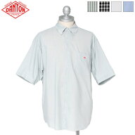 【2026SS再入荷】DANTON ダントン メンズ ポリエステルオックスフォード 半袖ボタンダウンシャツ DOT BUT…