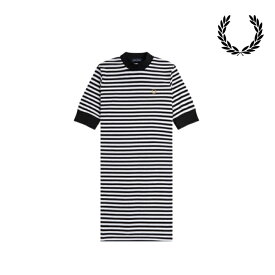 FRED PERRY フレッドペリー レディース 半袖 ワンピース ドレス 鹿の子 かの子 かのこ　[ポイント10倍]