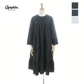 [WINTER SALE 20%OFF] Gymphlex ジムフレックス レディース ティアードロングスリーブワンピース TIERED L/S DRESS　GY-G0027 CBL