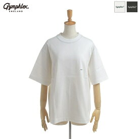 [2024ss再入荷] Gymphlex ジムフレックス レディース ロゴ刺繍 半袖ビッグTシャツ CREW NECK S/S T-SHIRTS　J-9271 HWJ